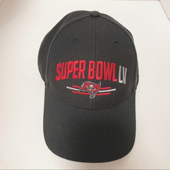 47‎ Brand Tampa Bay Buccaneers Super Bowl LV 55 Black Hat Cap - Picture 1 of 5